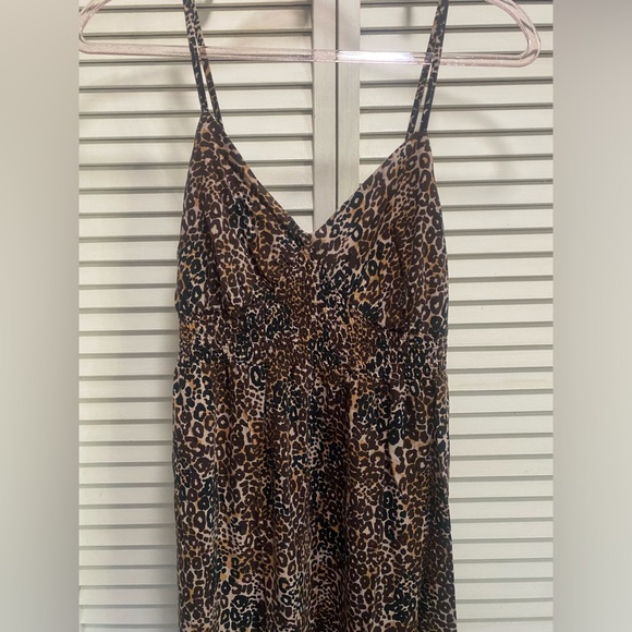 Miss Tina by Tina Knowles‎ Cheetah Maxi Dress - Picture 1 of 7